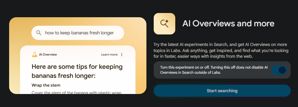 How to Turn Off AI Overview in Google Search - Opt Out of Google Labs