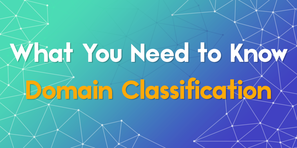 Domain Classification: What You Need to Know