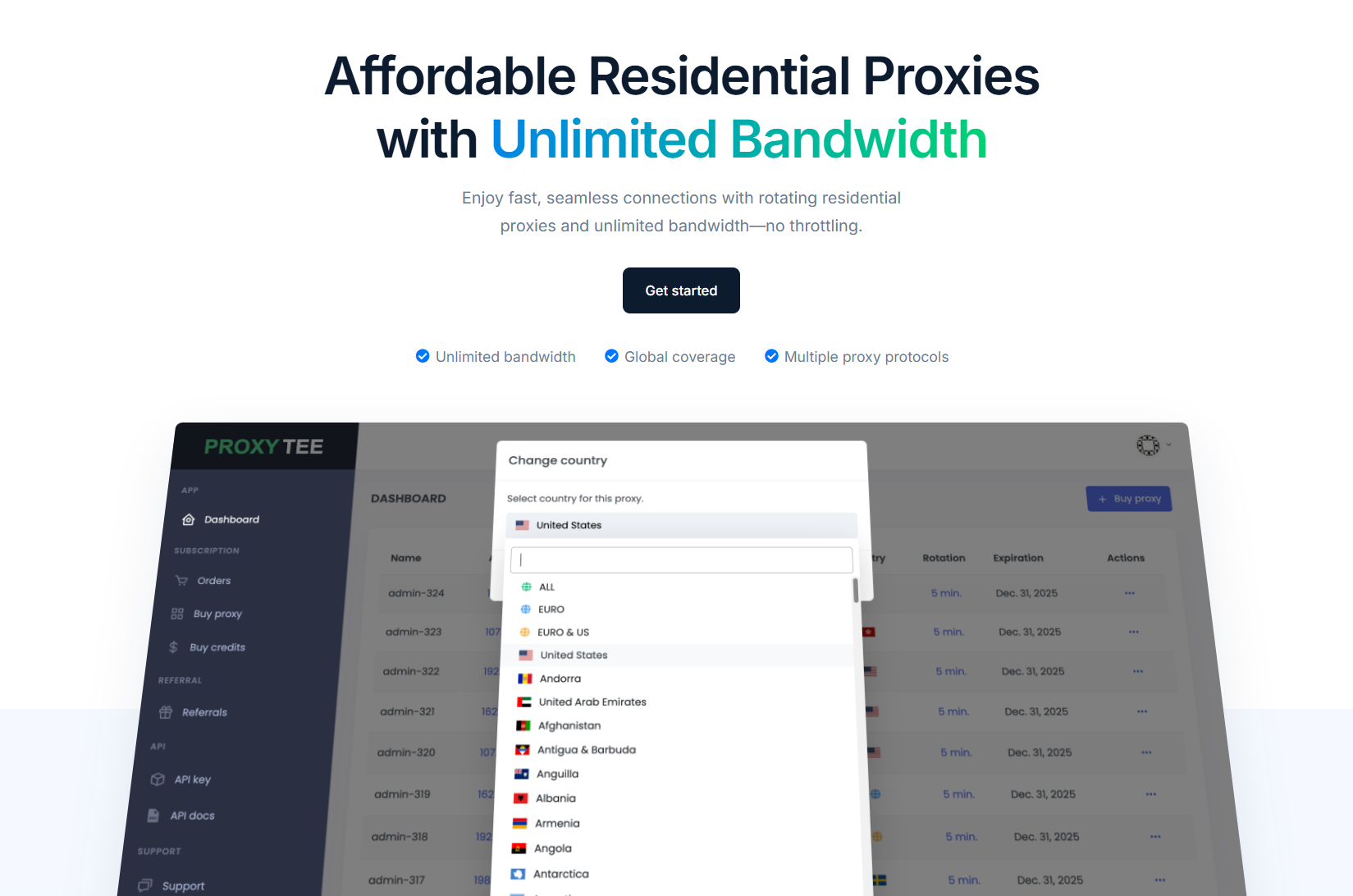 Top Residential Proxy Providers in 2025 Proxy Unlimited Bandwidth