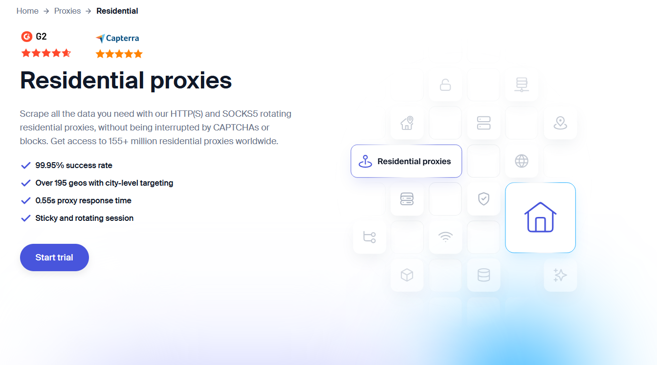 Top Residential Proxy Providers in 2025 SOAX
