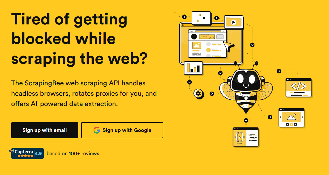 Top Web Scraping Tools in 2025 ScrapingBee